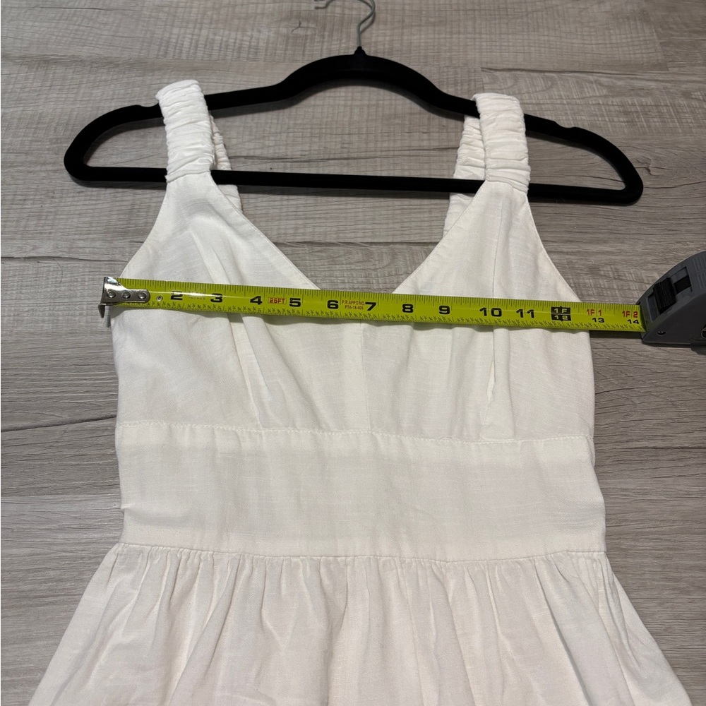 Abercrombie & Fitch White Linen Mini Dress - XS - Picture 7 of 7